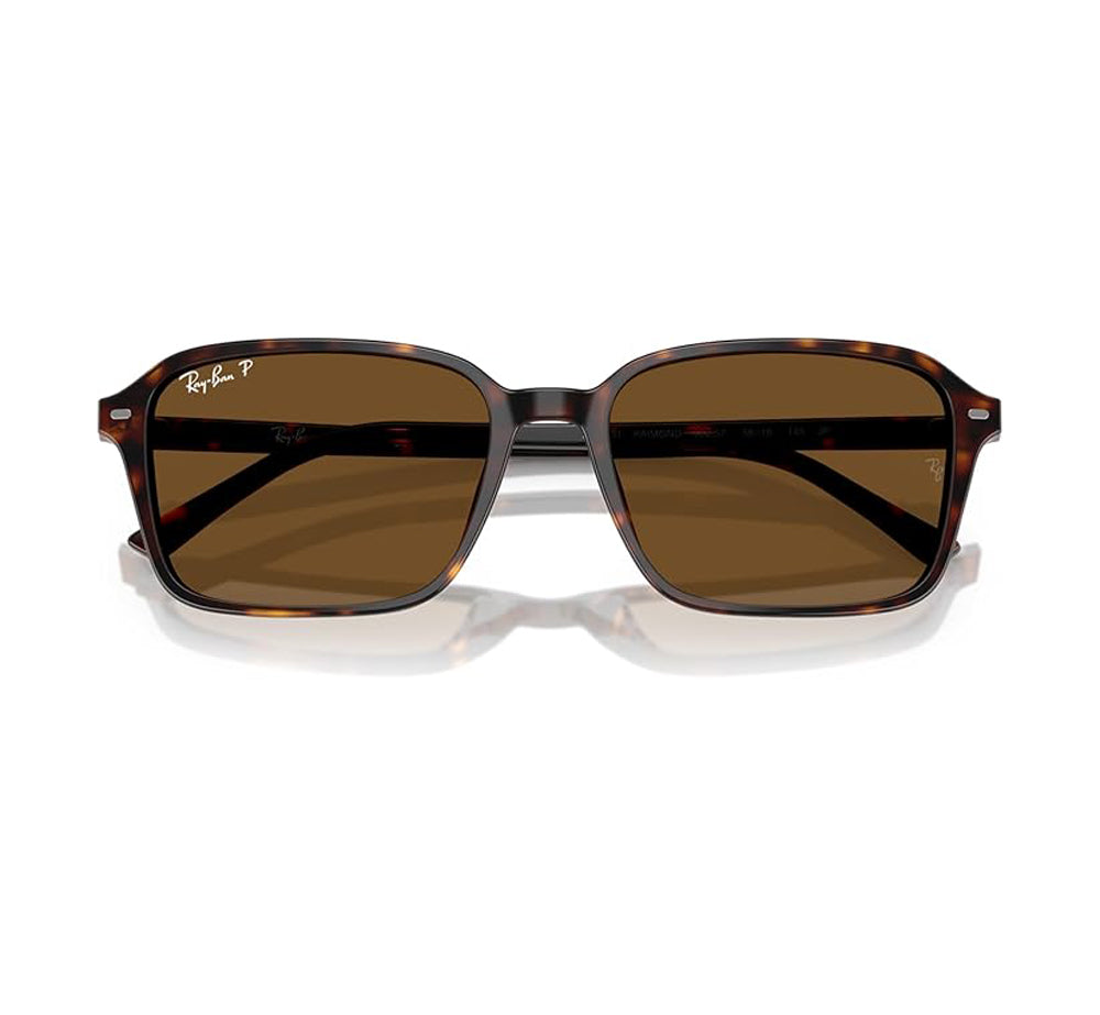 Ray-Ban Raimond Polarized Sunglasses Havana Brown