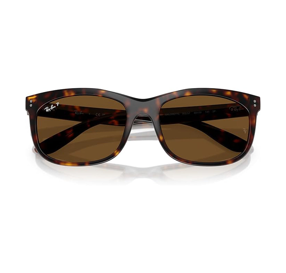 Ray-Ban Balorette Polarized Sunglasses Havana Brown