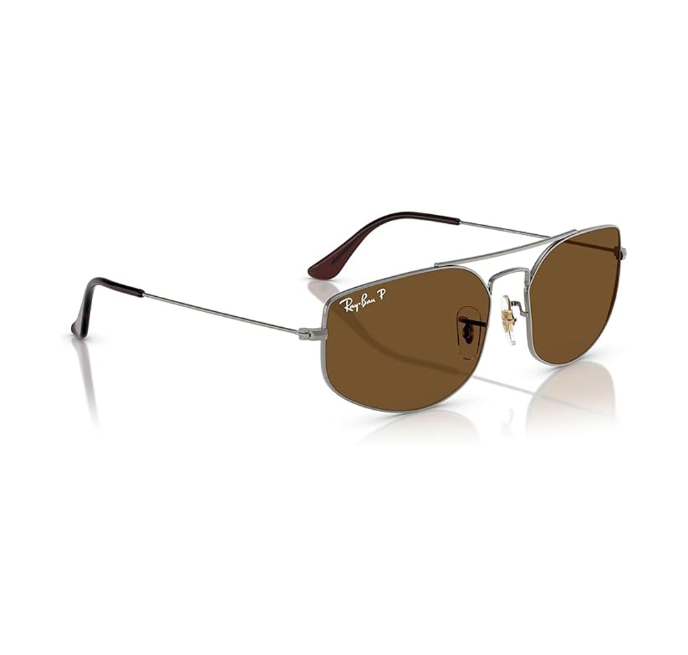 Ray-Ban Explorer 5 Polarized Sunglasses Gunmetal Brown