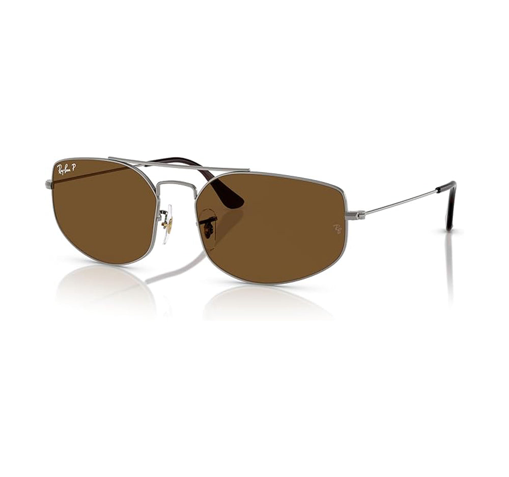 Ray-Ban Explorer 5 Polarized Sunglasses Gunmetal Brown
