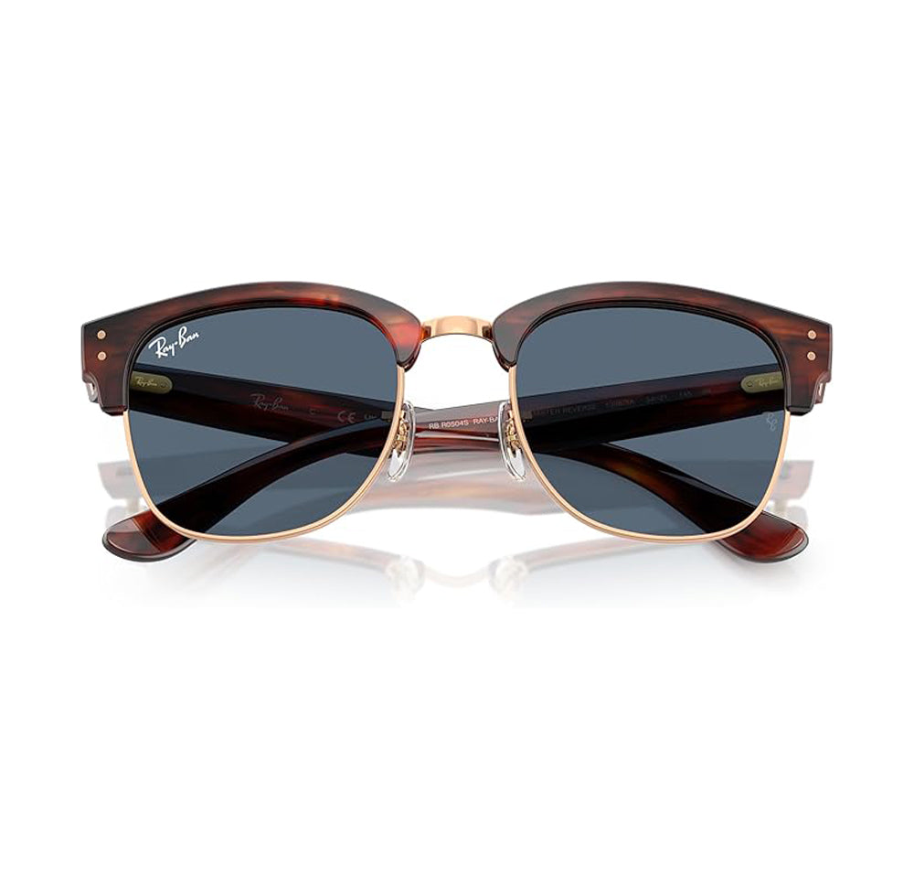 Ray-Ban Clubmaster Reverse Sunglasses StripedHavana DAR