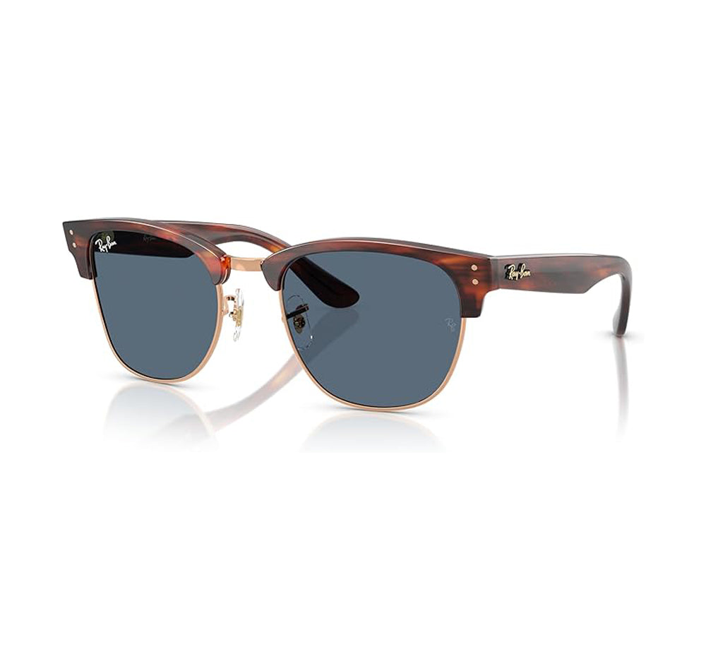 Ray-Ban Clubmaster Reverse Sunglasses StripedHavana DAR