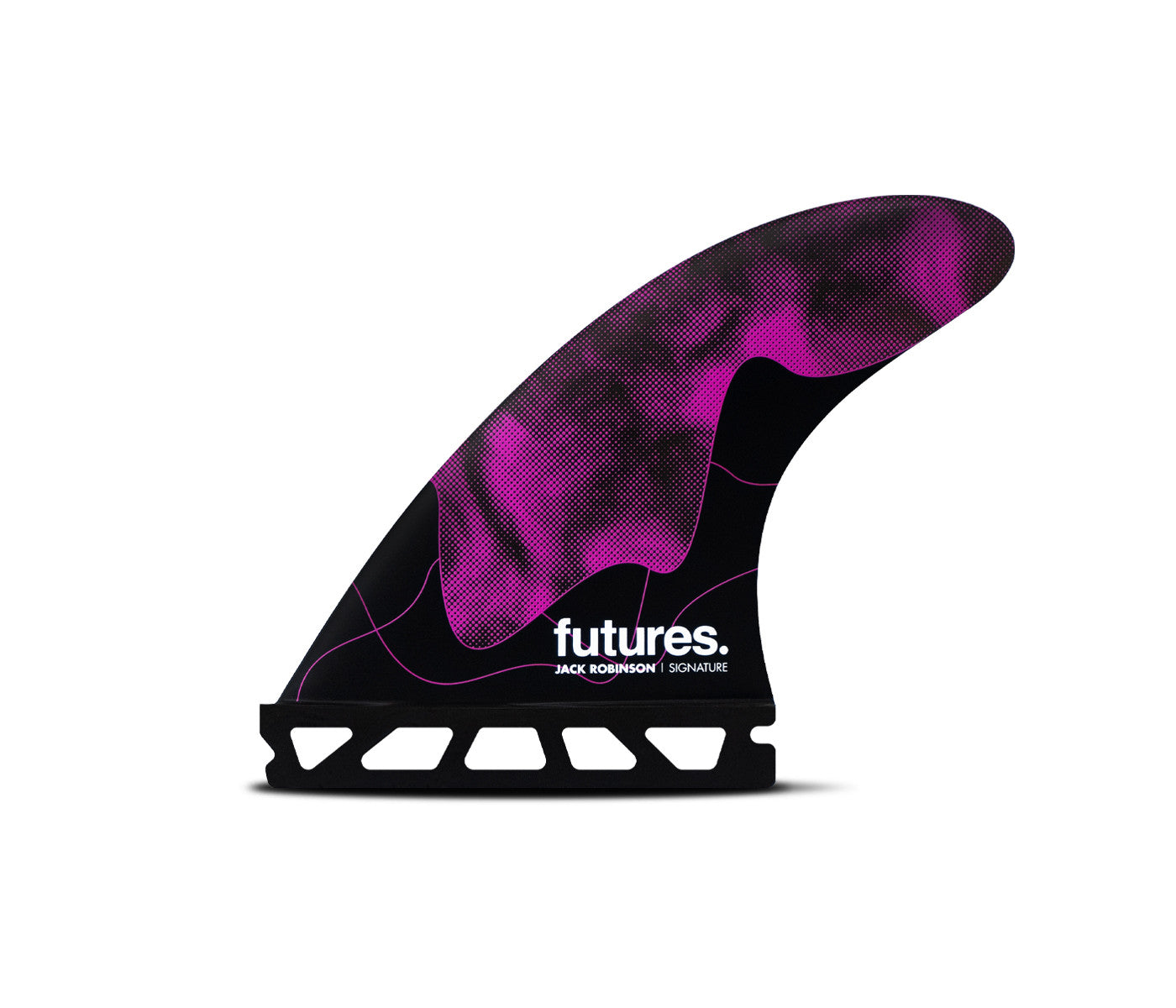 Futures Fins Jack Robinson Honeycomb Thruster Fin Set Violet S