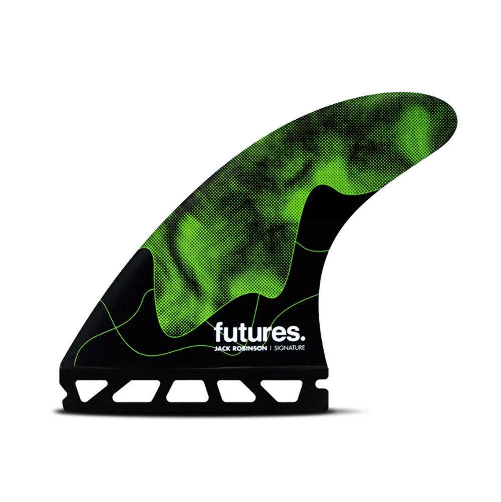 Futures Fins Jack Robinson Honeycomb Thruster Fin Set Green M