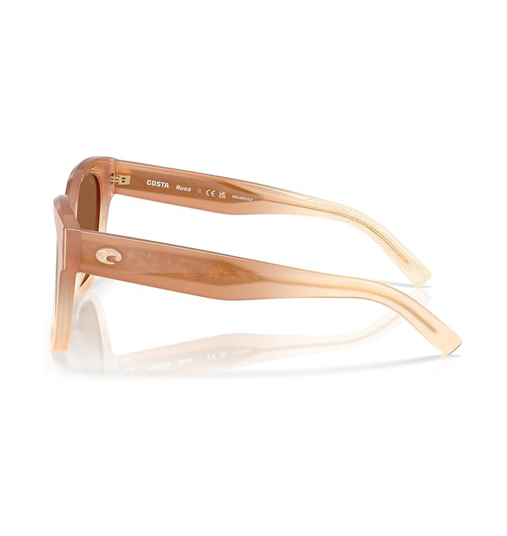 Costa Del Mar Nusa Polarized Sunglasses Sandbar CopperSilverMirror580G