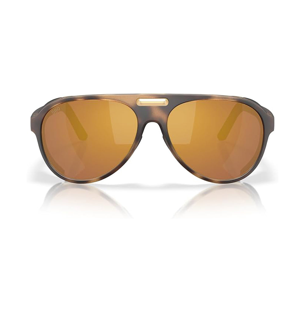 Costa Del Mar Grand Catalina Polarized Sunglasses MatteTortoise GoldMirror 580G