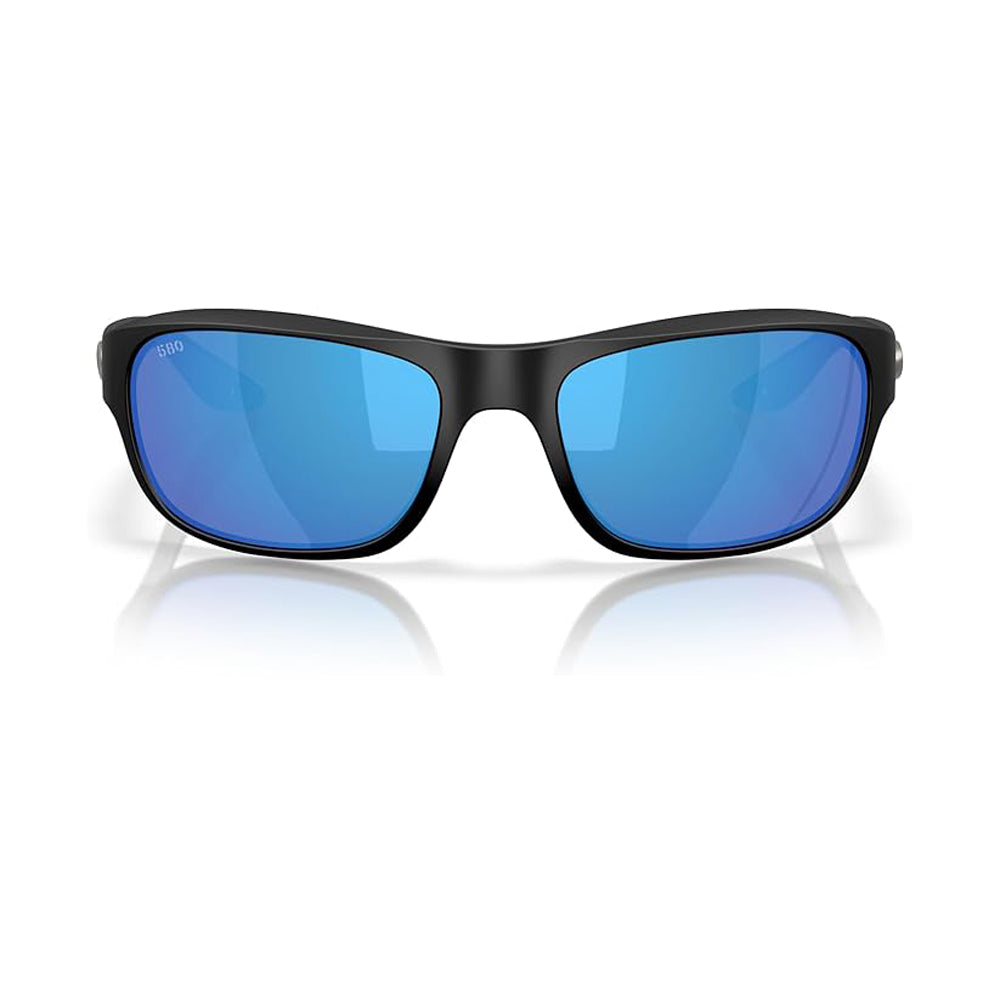Costa Del Mar Clipperton Polarized Sunglasses MatteBlack BlueMirror 580G