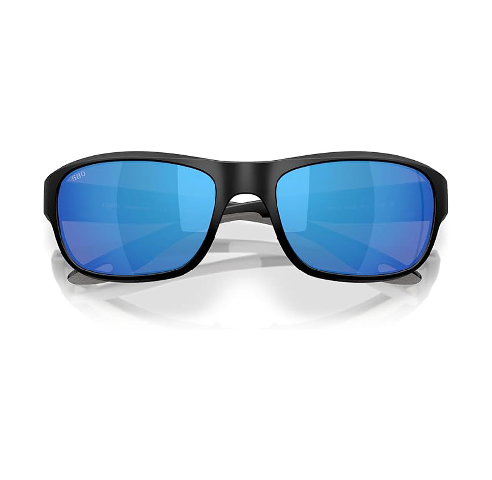 Costa Del Mar Clipperton Polarized Sunglasses MatteBlack BlueMirror 580G