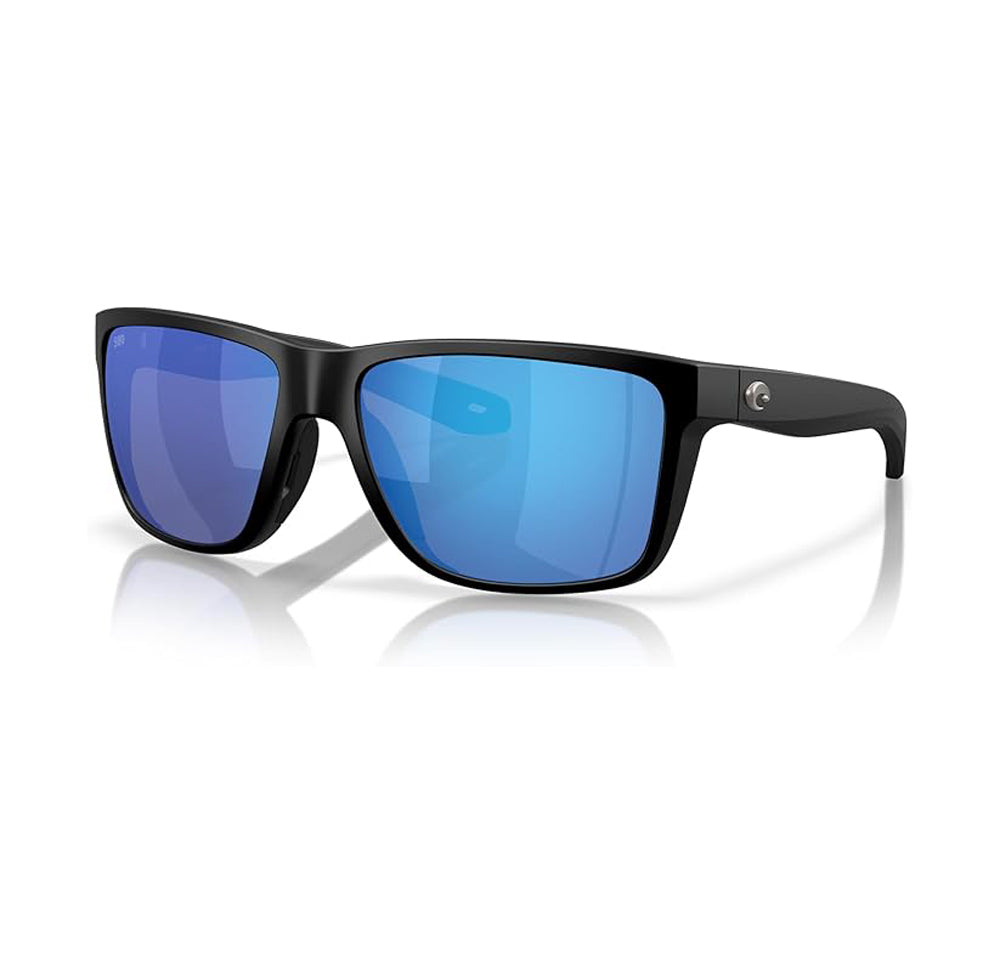 Costa Del Mar Broadbill II Polarized Sunglasses MatteBlack BlueMirror 580G