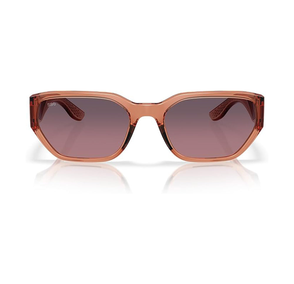Costa Del Mar Clemente Polarized Sunglasses TranslucentPinkDands RoseGradient 580G