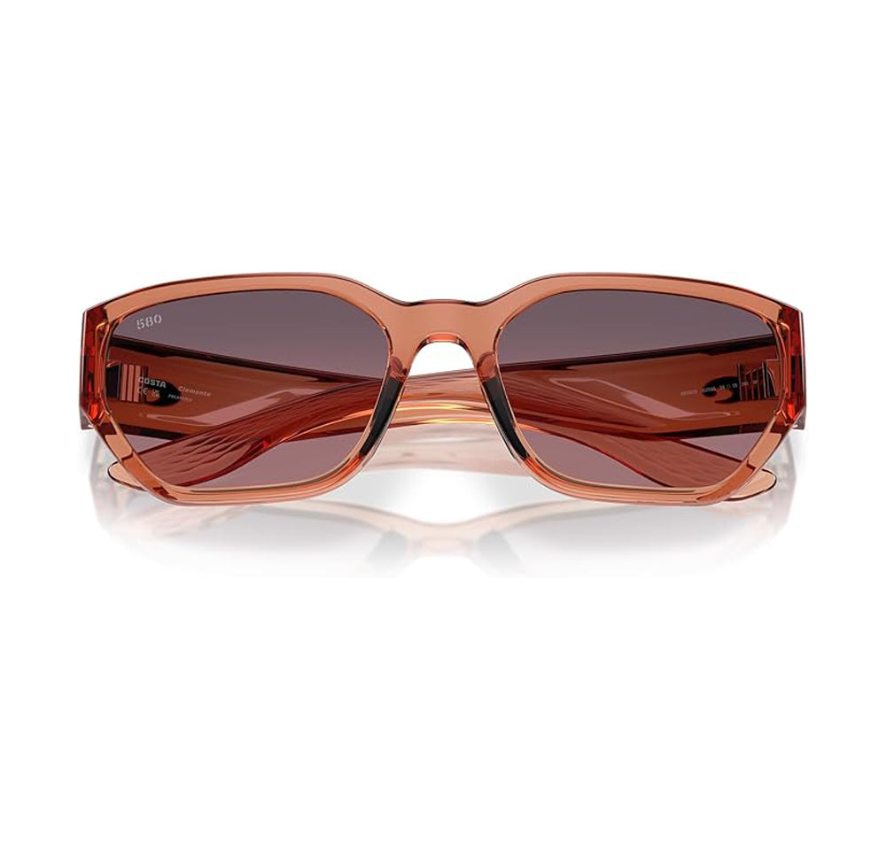 Costa Del Mar Clemente Polarized Sunglasses TranslucentPinkDands RoseGradient 580G