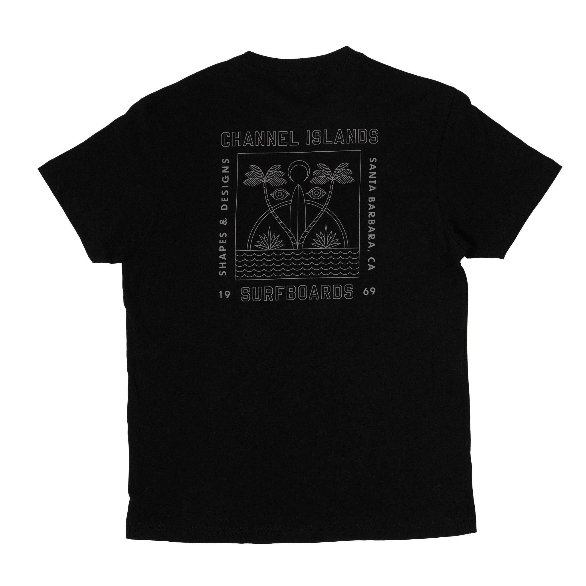 Channel Islands Surfboards Eyes SS Tee BLK-Black L