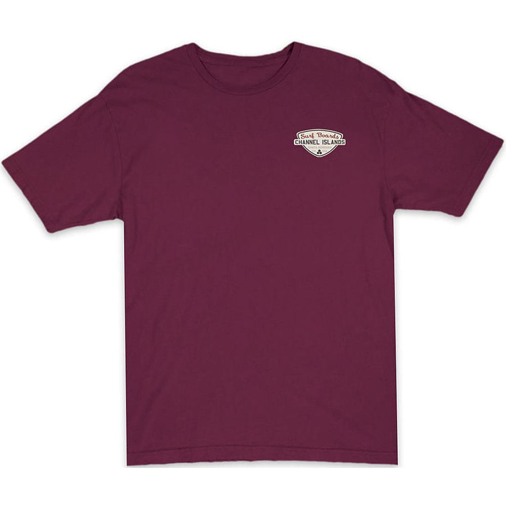 Channel Islands Surfboards Sunhex SS Tee MRN-Maroon L