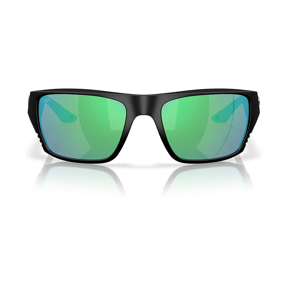 Costa Del Mar Finlet Polarized Sunglasses MatteBlack GreenMirror580G