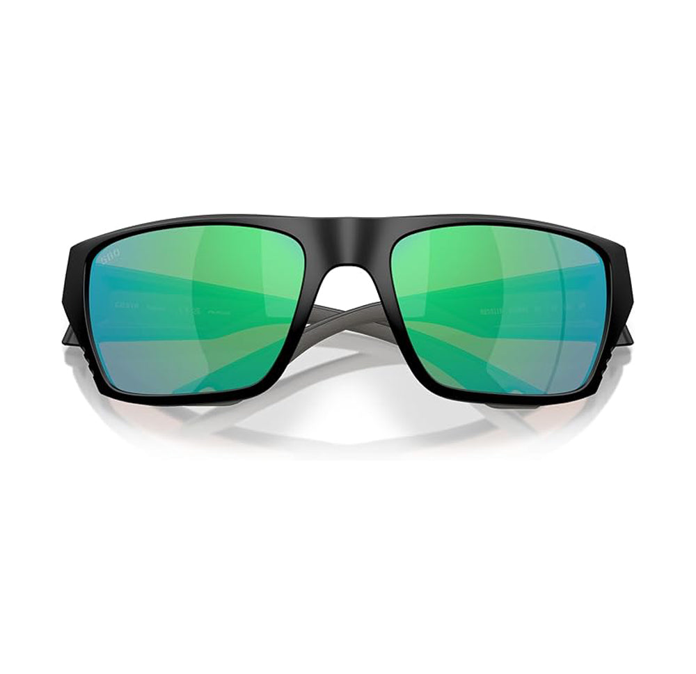 Costa Del Mar Finlet Polarized Sunglasses MatteBlack GreenMirror580G