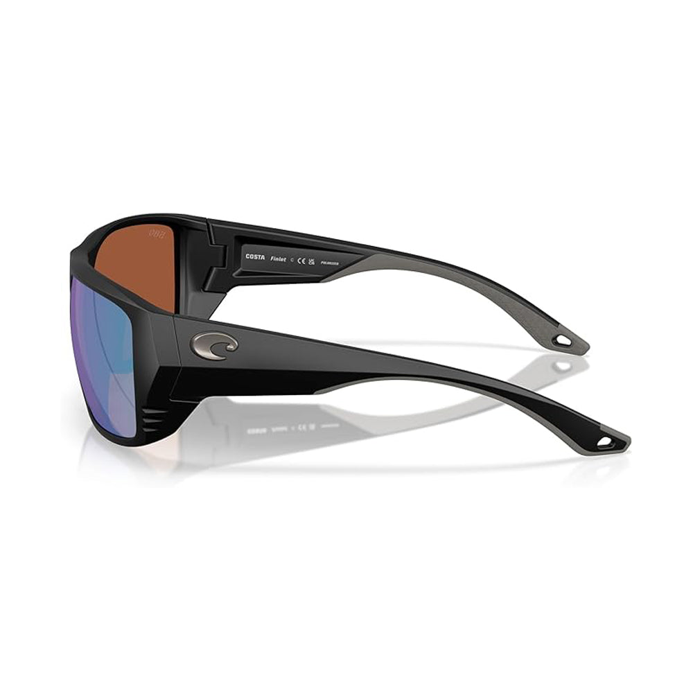Costa Del Mar Finlet Polarized Sunglasses MatteBlack GreenMirror580G