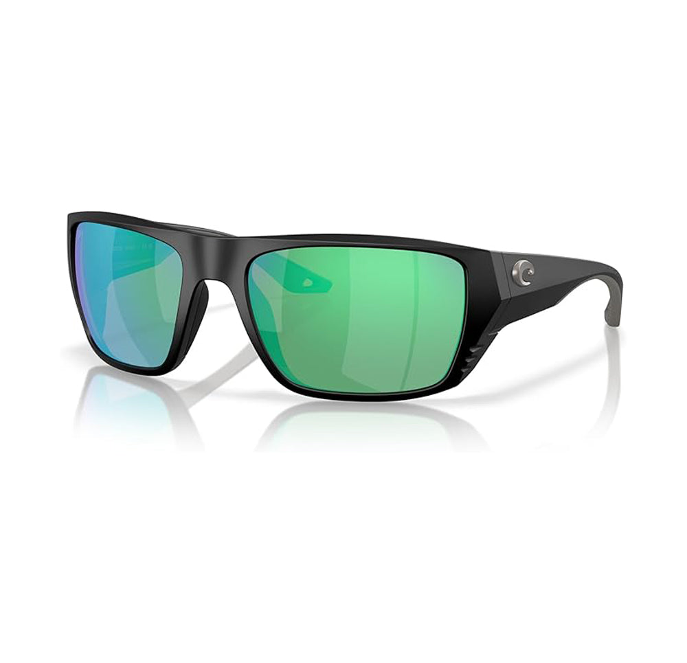 Costa Del Mar Finlet Polarized Sunglasses MatteBlack GreenMirror580G