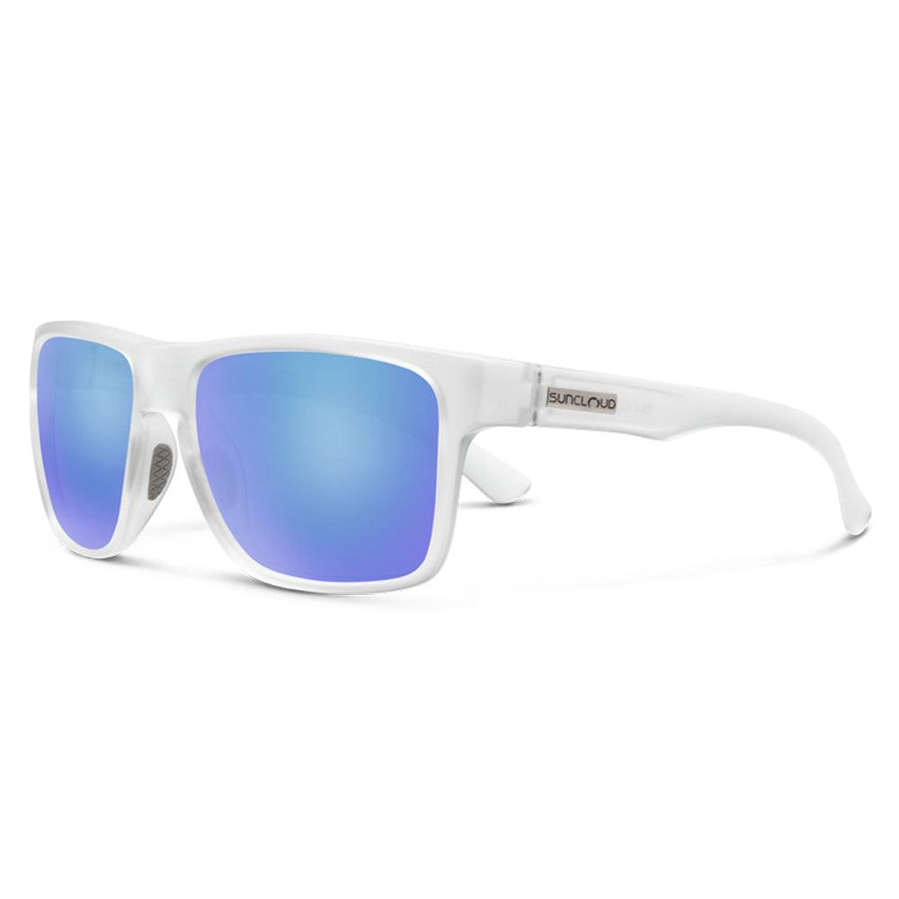 Sun Cloud Rambler Polarized Sunglasses MatteCrystal BlueMirror Square