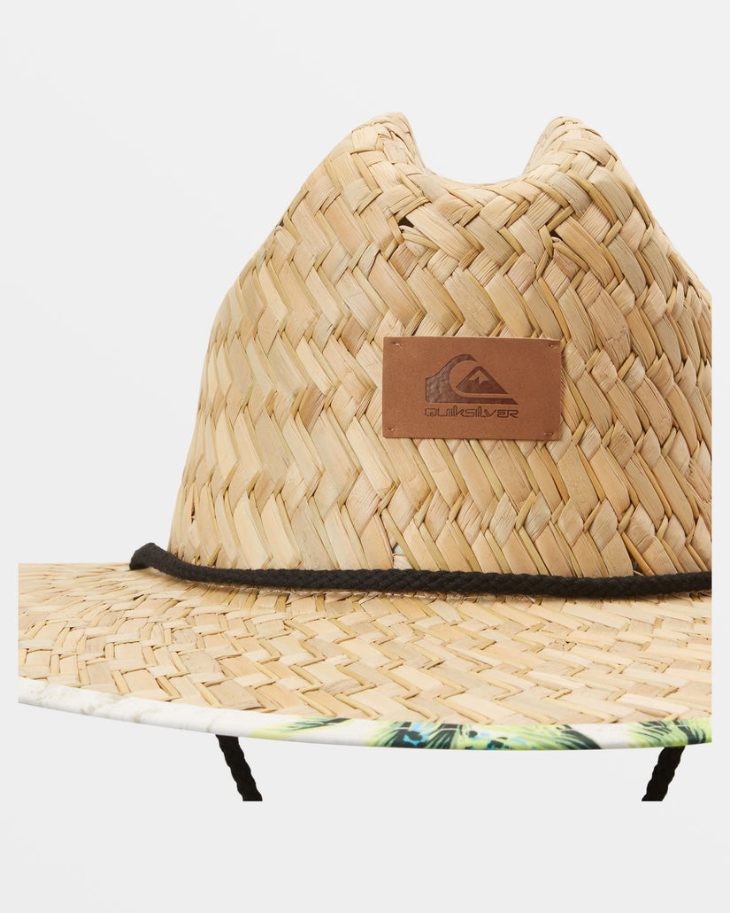 Quiksilver Pierside Print Straw Hat XKKK XXL