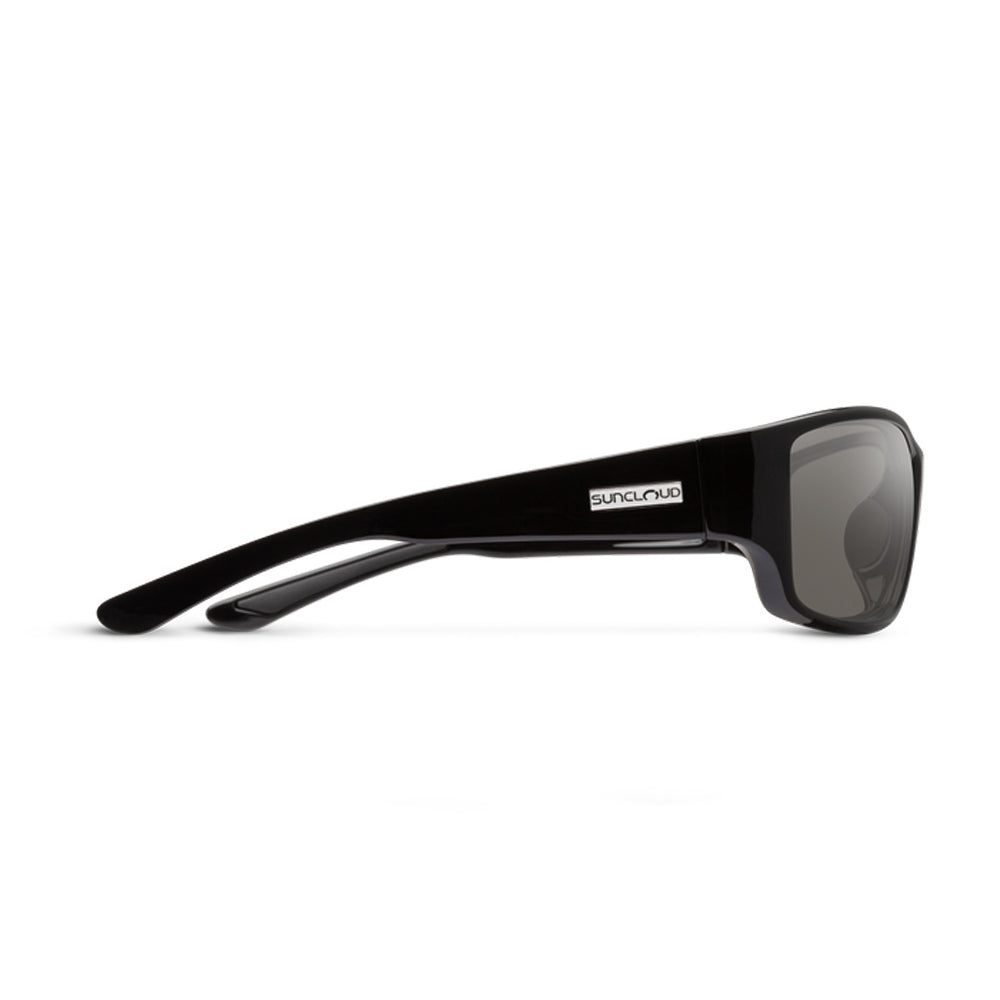 SunCloud Hull Polarized Sunglasses Black Grey