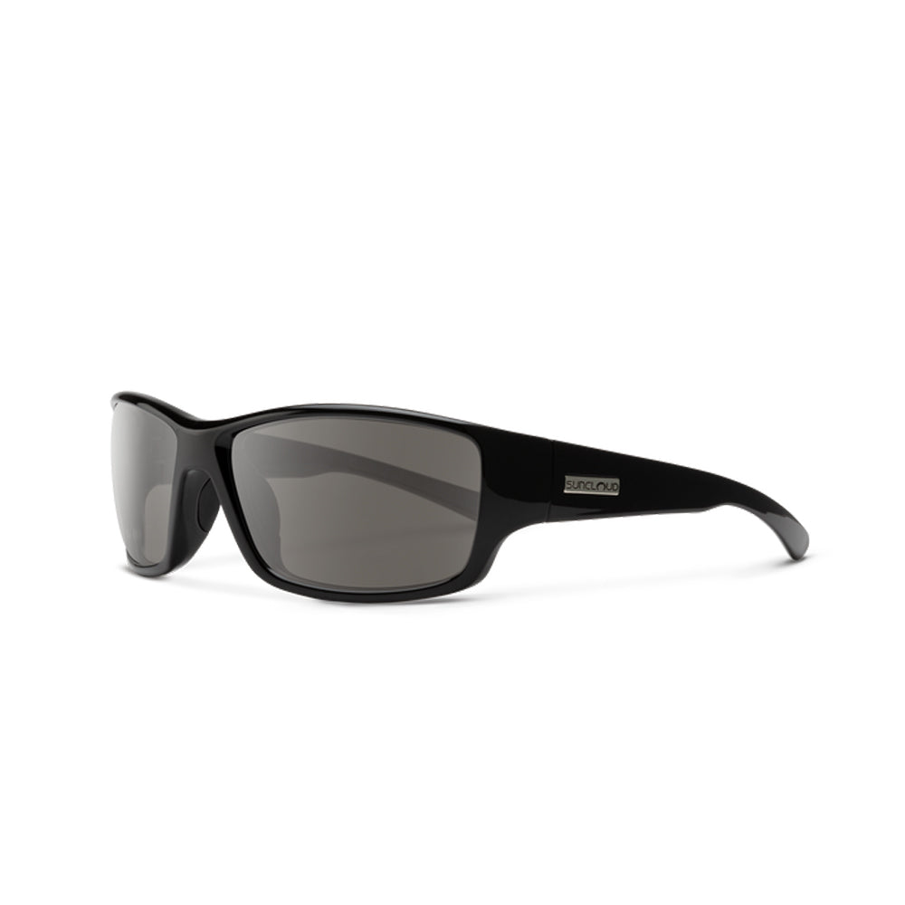 SunCloud Hull Polarized Sunglasses Black Grey