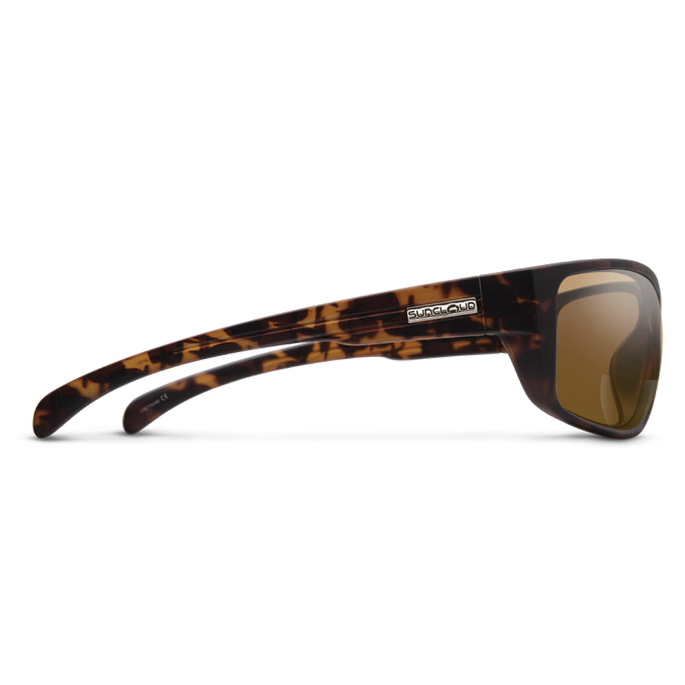 Sun Cloud Milestone Polarized Sunglasses Tortoise Brown Wrap