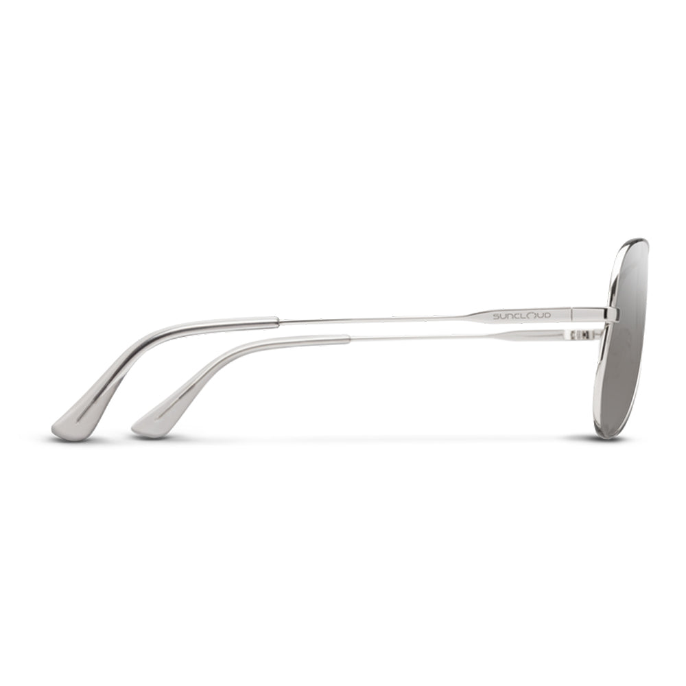 SunCloud Hard Deck Polarized Sunglasses Silver SilverMirror