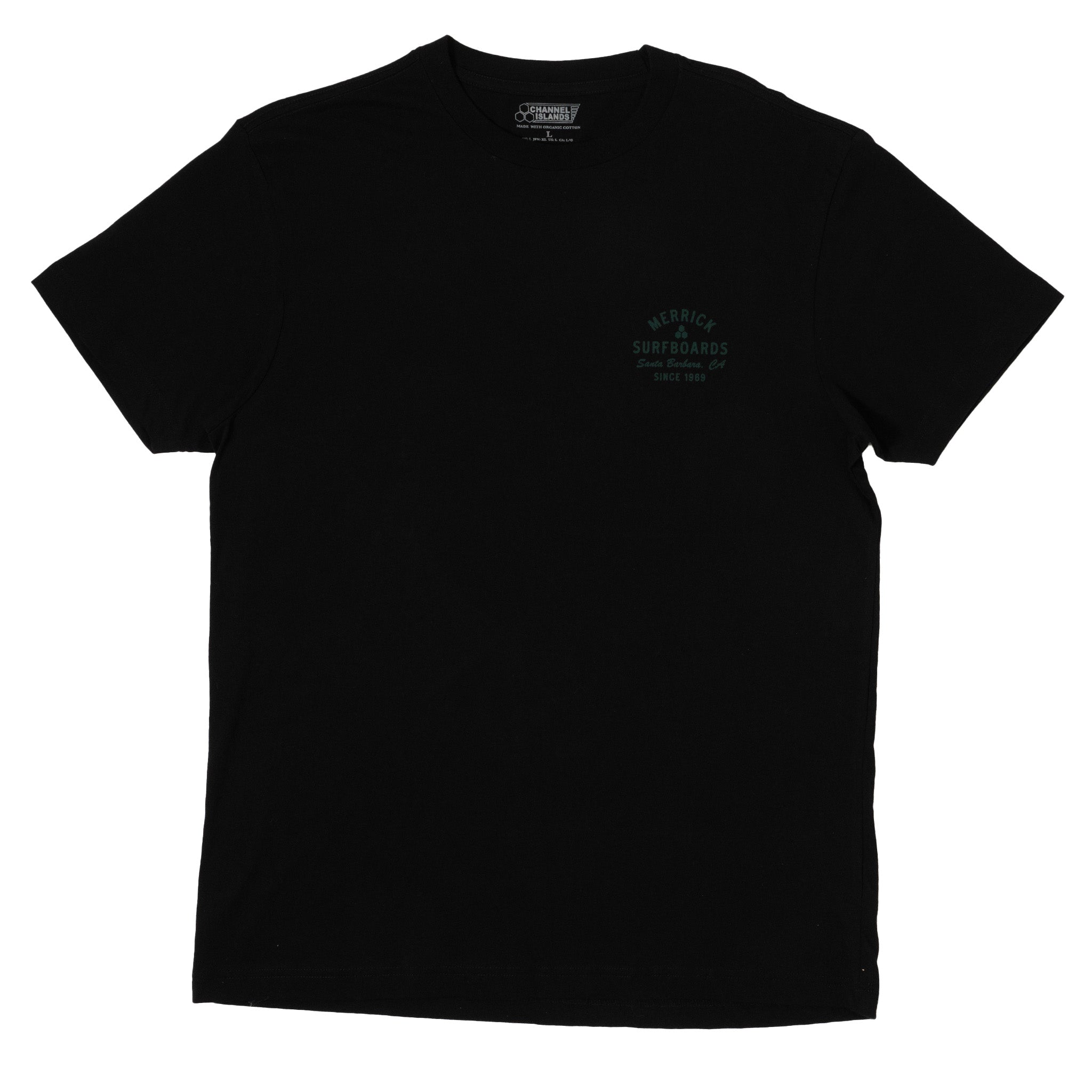 Channel Islands Surfboards Merrick Wave SS Tee BLK-Black L