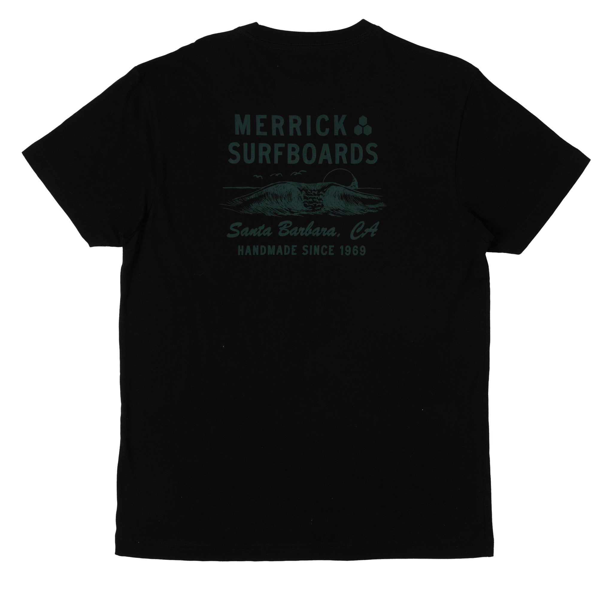 Channel Islands Surfboards Merrick Wave SS Tee BLK-Black L