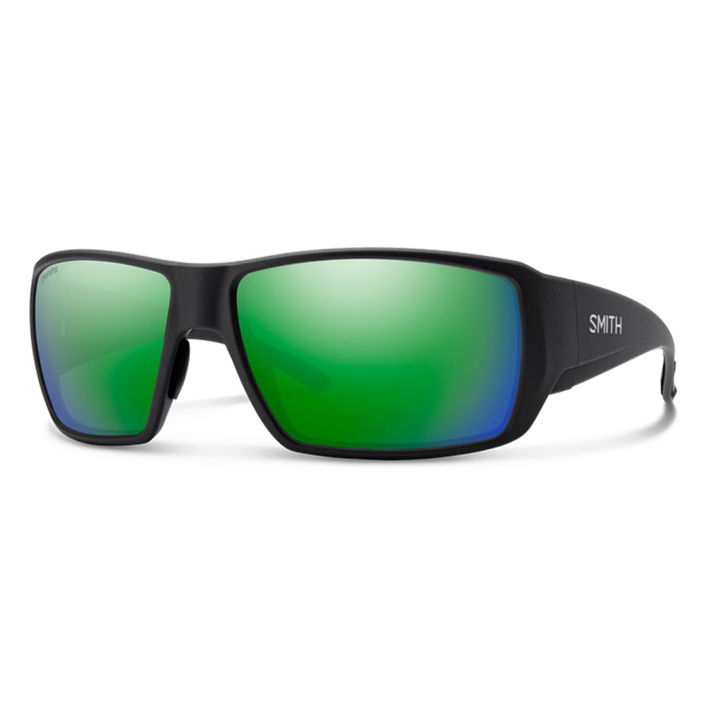 Smith Guides Choice XL Polarized Sunglasses MatteBlack CPGreenMirror