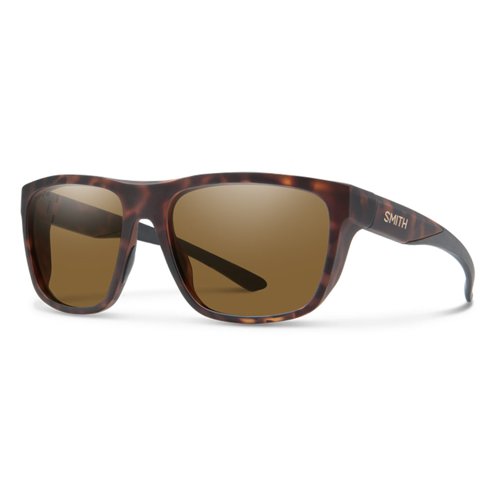 Smith Barra Polarized Sunglasses MatteTortoise Brown Chromapop