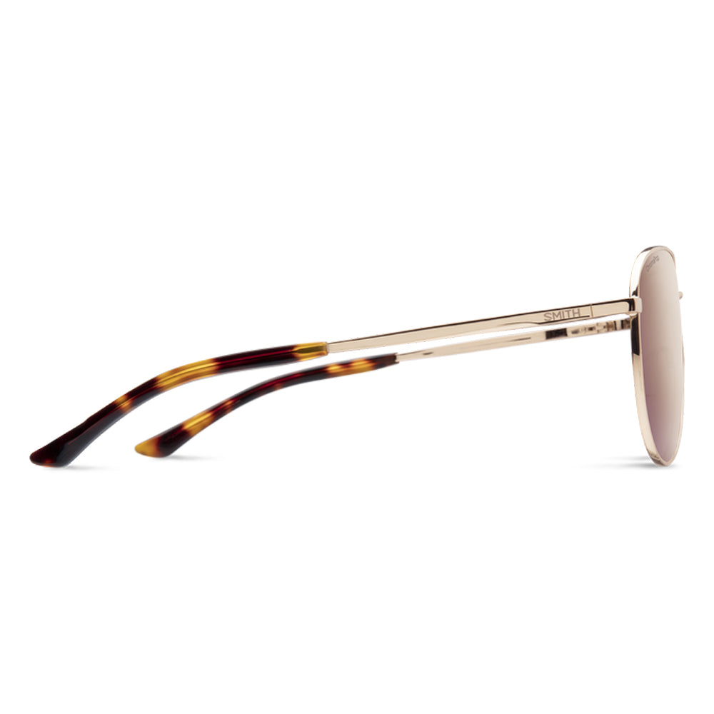 Smith Layback Polarized Sunglasses RoseGold RoseGoldMirror