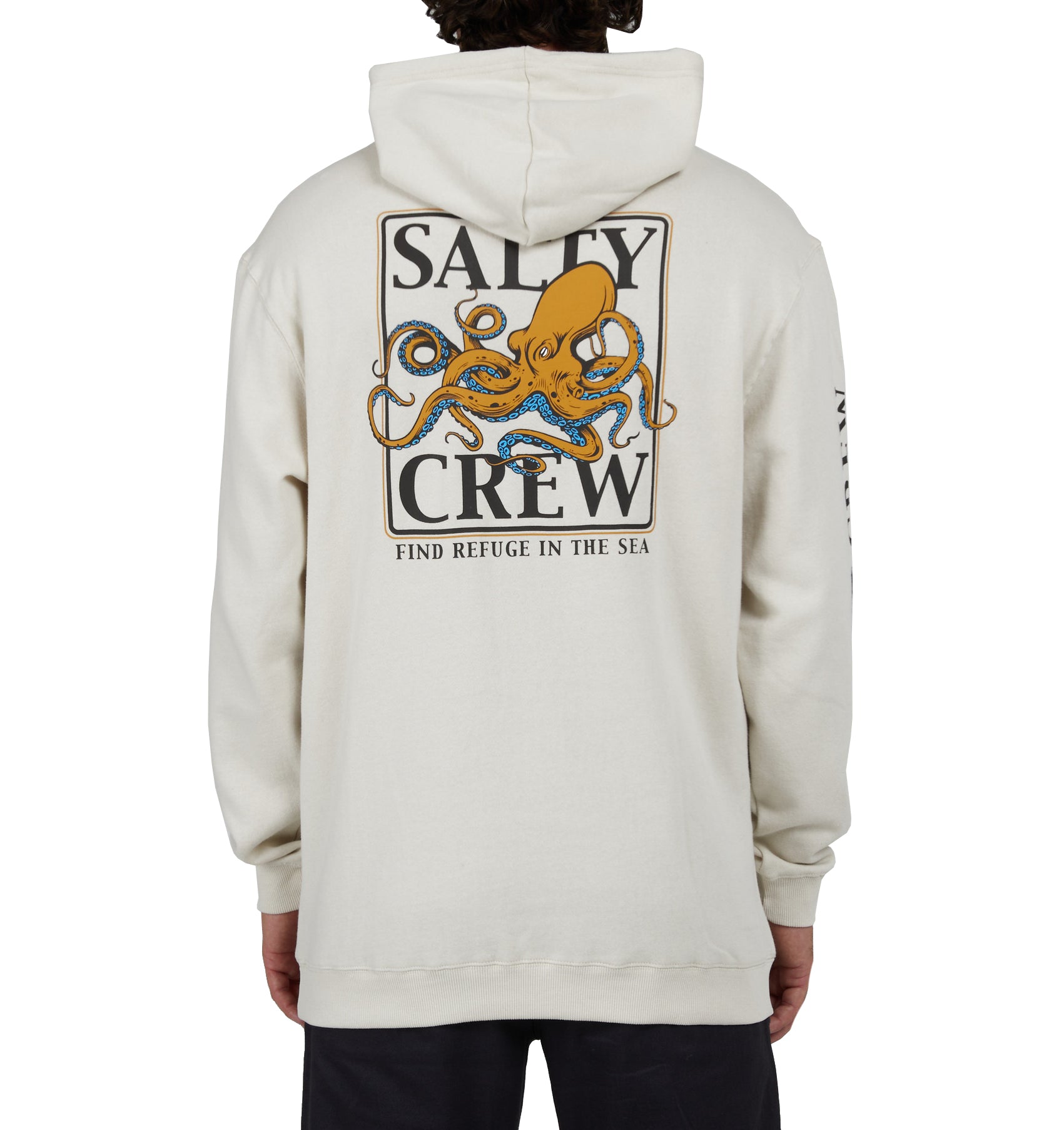Salty Crew Ink Slinger Hood Fleece Bone XXXL