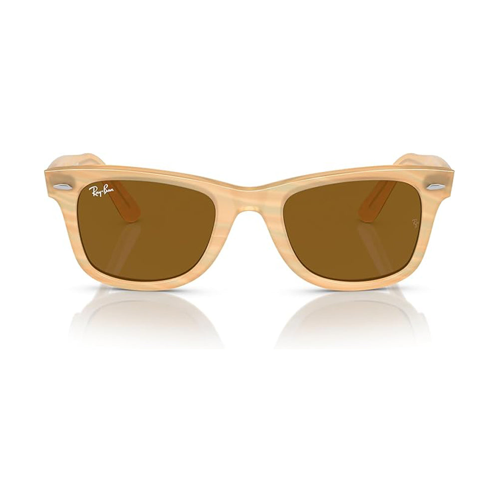 Ray-Ban Wayfarer Photo Sunglasses StripedBrown Brown