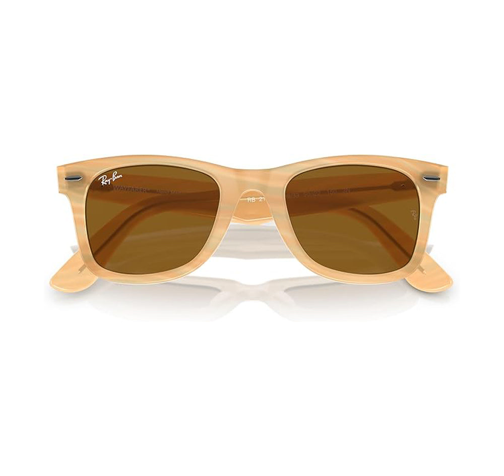 Ray-Ban Wayfarer Photo Sunglasses StripedBrown Brown