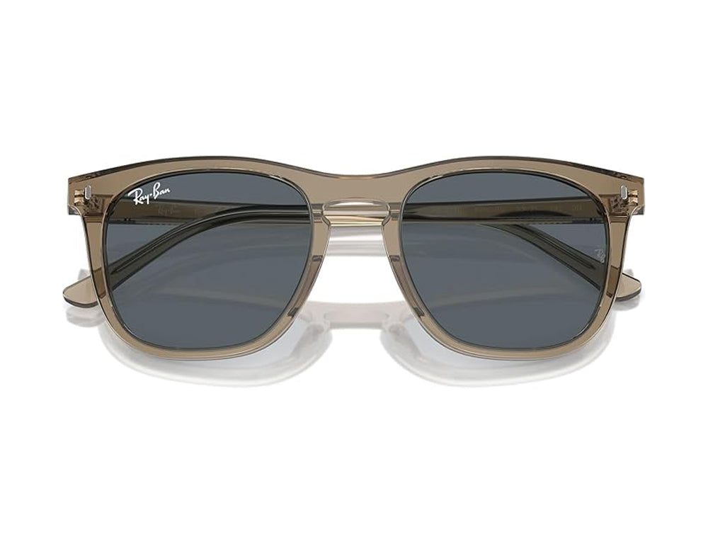 Ray-Ban 0RB2210 Polarized Sunglasses TransparentBrown Blue