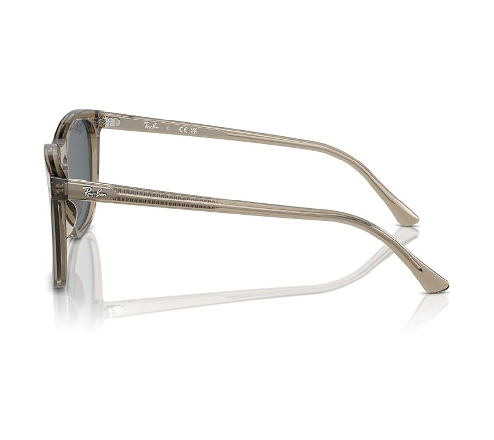 Ray-Ban 0RB2210 Polarized Sunglasses TransparentBrown Blue