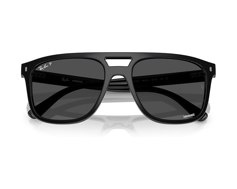 Ray-Ban 0RB2213CH Polarized Sunglasses Black DkGrey