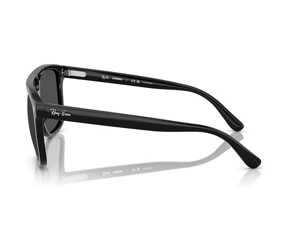 Ray-Ban 0RB2213CH Polarized Sunglasses Black DkGrey