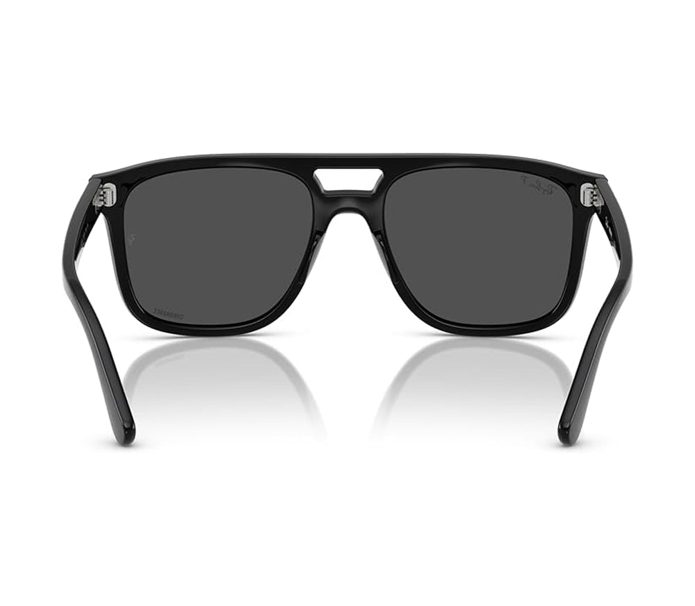 Ray-Ban 0RB2213CH Polarized Sunglasses Black DkGrey