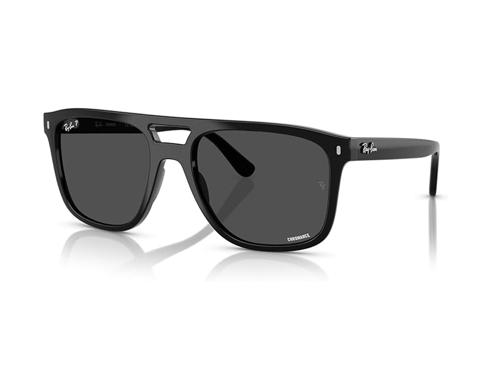 Ray-Ban 0RB2213CH Polarized Sunglasses Black DkGrey