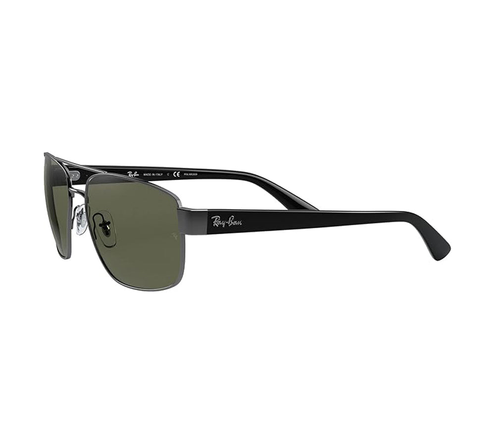 Ray-Ban 0RB3663 Sunglasses Gunmetal G-15Green