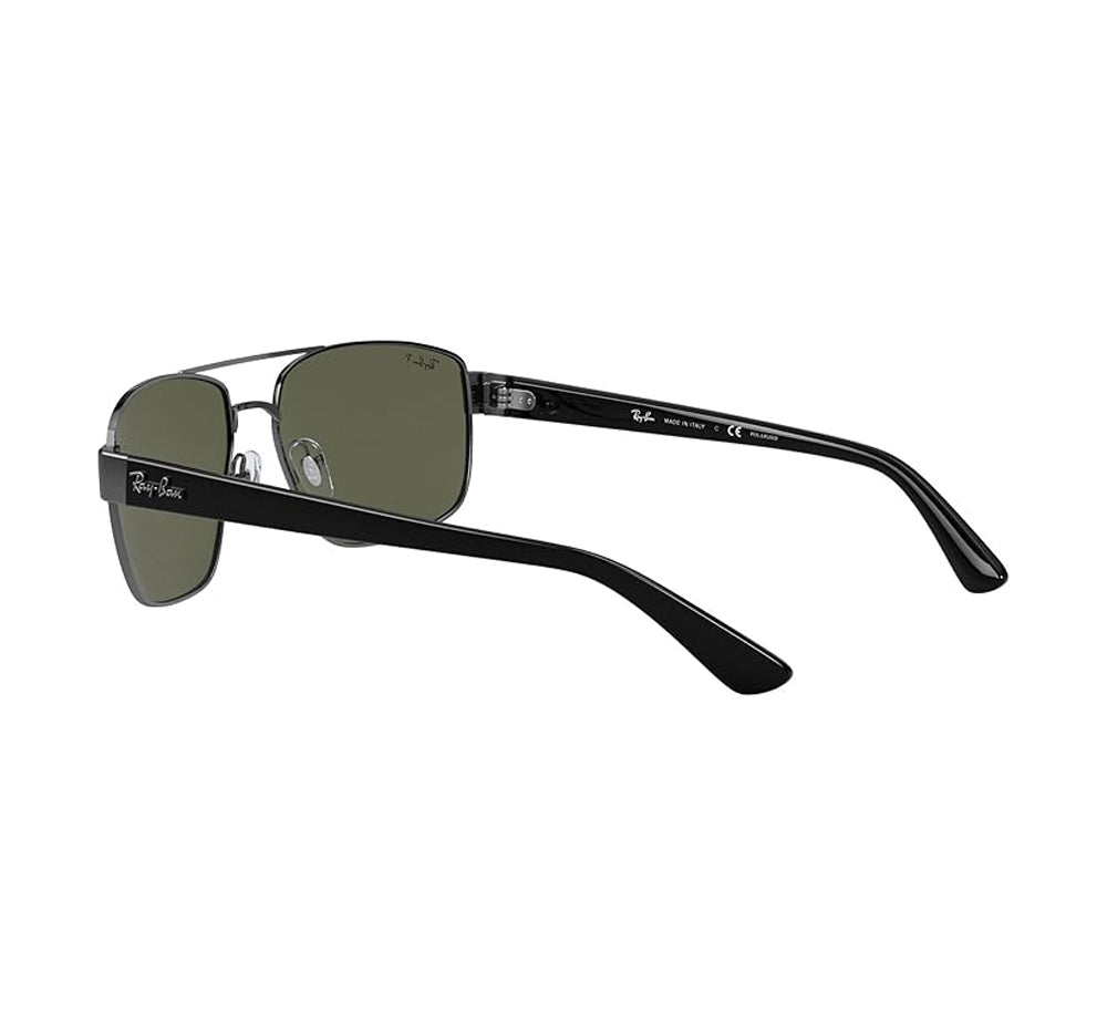 Ray-Ban 0RB3663 Sunglasses Gunmetal G-15Green