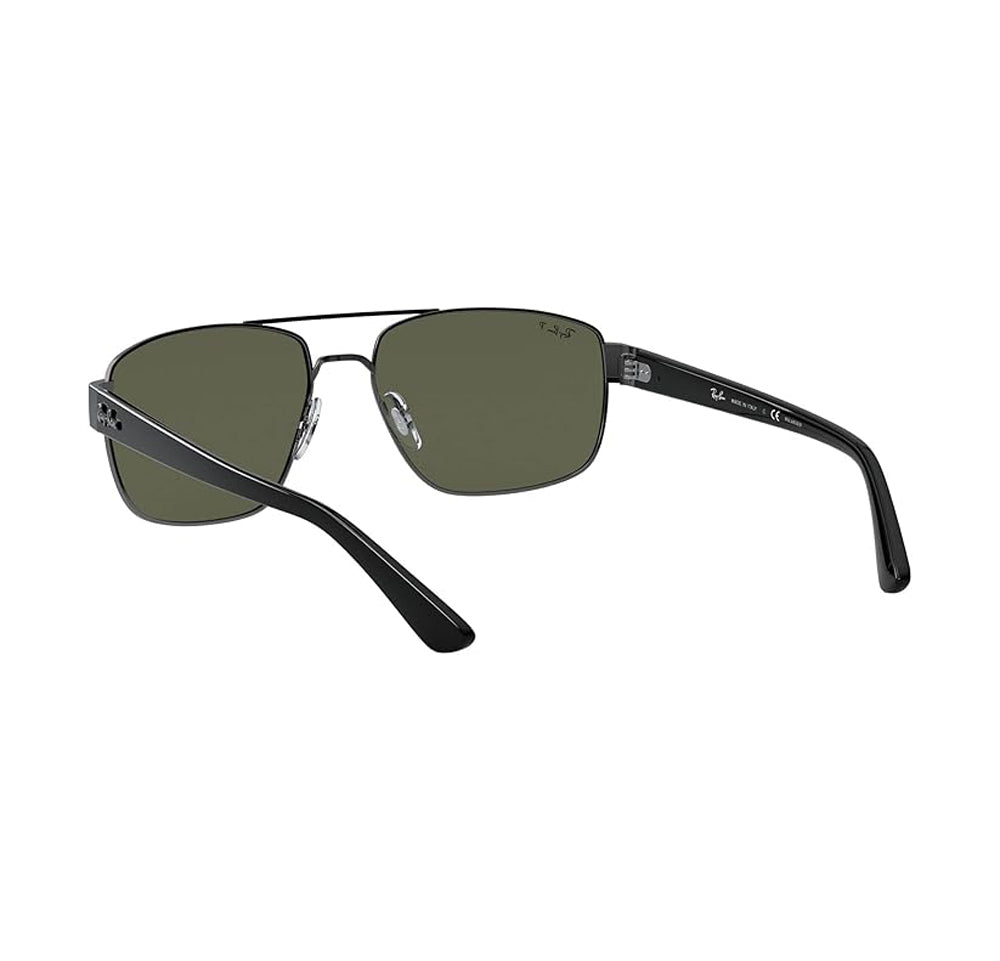 Ray-Ban 0RB3663 Sunglasses Gunmetal G-15Green