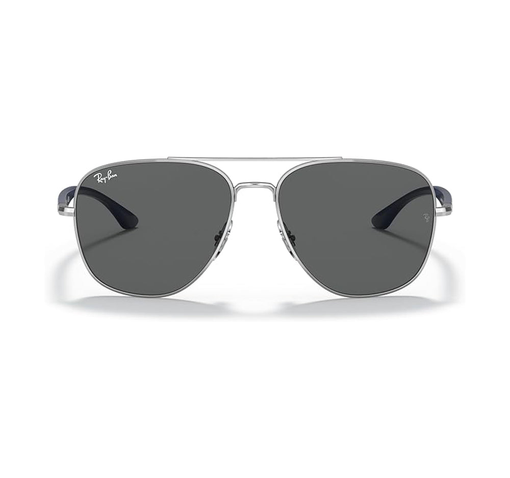 Ray-Ban 0RB3683 Sunglasses Silver DKGrey