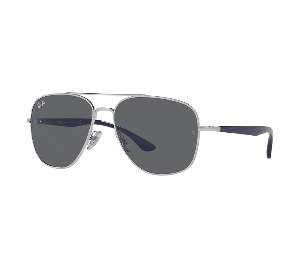 Ray-Ban 0RB3683 Sunglasses Silver DKGrey