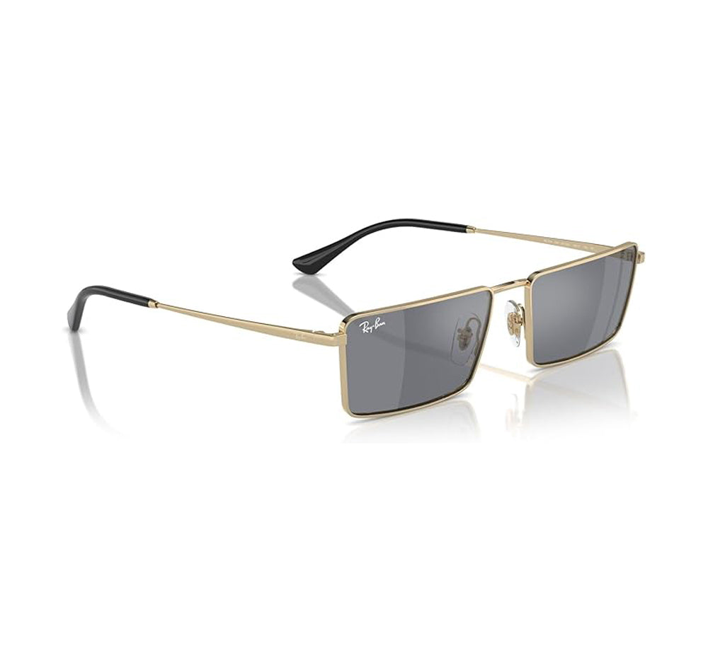 Ray-Ban Emy Sunglasses LightGold DkGreyFlashSilver