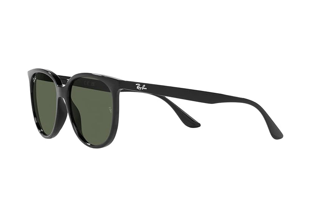 Ray Ban 0RB4378 Sunglasses Black DkGreen