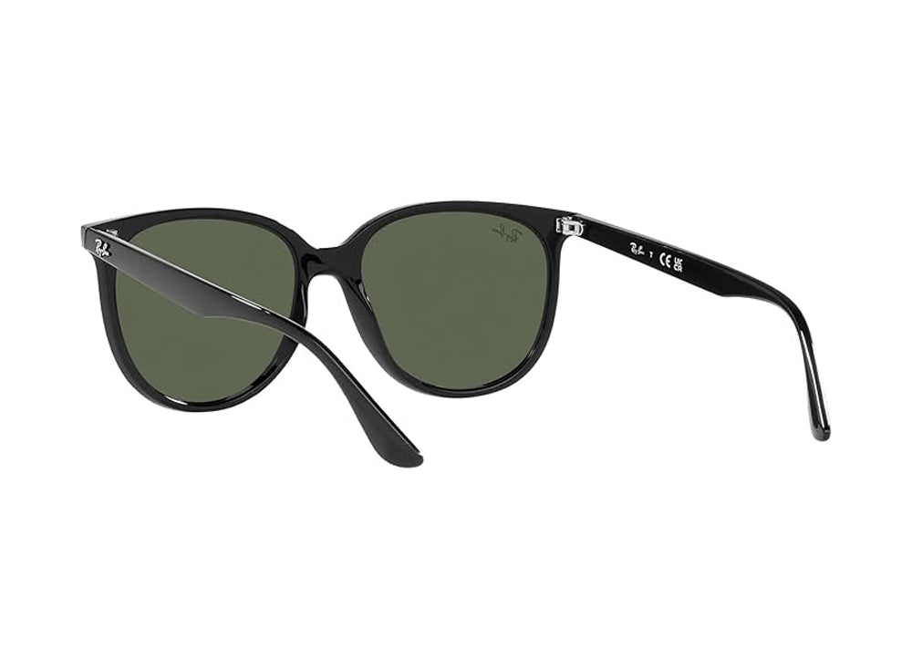 Ray Ban 0RB4378 Sunglasses Black DkGreen
