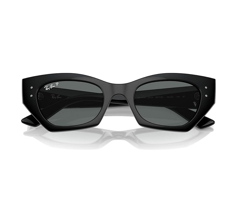 Ray-Ban Zena Polarized Sunglasses Black DkGrey
